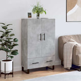 Highboard Concrete Grey 69.5x31x115 cm Engineered Wood 828264