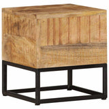 Side Table 30x30x33 cm Rough Mango Wood 320814