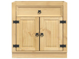 Cabinet SKI Honey Brown 60 x 46 x 81.5 cm Solid Pine Wood 42007557