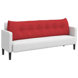 Back Pillow Red 180 x 24 x 50 cm Fabric 42014569