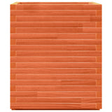Garden Planter Wax Brown 60x60x72 cm Solid Wood Pine 3282616