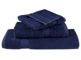 Premium Bath Towels "SOLUND" 4 pcs Navy Blue 100x150 cm 600 gsm 137264