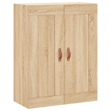 Wall Mounted Cabinet Sonoma Oak 69.5x34x90 cm Engineered Wood 830359