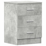 Bedside Cabinets 2 pcs Concrete Grey 38x35x56 cm Engineered Wood 800459