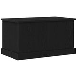 Storage Box Black oak 70 x 40 x 38 cm Engineered Wood 862826