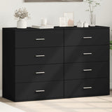 Sideboards 2 pcs Black 60x39x80 cm Engineered Wood 3276624