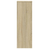 Plant Stands 2 pcs Sonoma Oak 33x33x100 cm Engineered Wood 3307884