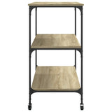 Kitchen Trolley Sonoma Oak 102x50x95 cm Engineered Wood 842322