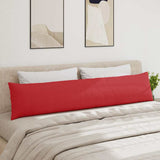 Sofa Pillows 2 pcs Red 200 x 40 cm Fabric 42013880