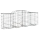 Arched Gabion Baskets 20 pcs 300x50x100/120 cm Galvanised Iron 3146715
