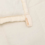 Weighted Blanket Light Cream 200x200 cm 13 kg Fabric 350761