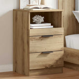 Bedside Cabinets 2 pcs Artisan Oak 40x36x65 cm Engineered Wood 856847