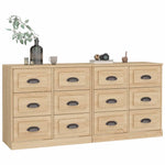 Sideboards 2 pcs Sonoma Oak Engineered Wood 3185282