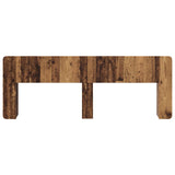 Headboard Cabinet with Storage Old Wood Engineered Wood 8001244