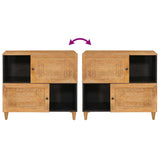 Sideboard 80 x 33 x 75 cm Solid Mango Wood 4018107