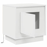 Bedside Cabinet 2 pcs White 44 x 34.5 x 45 cm Engineered Wood 869563