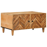 Coffee Table Brown 80 x 50 x 40 cm Solid Mango Wood 4018921