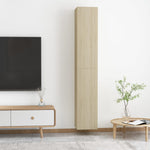 TV Cabinets 2 pcs Sonoma Oak 30.5x30x90 cm Engineered Wood 803351