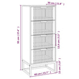 Highboard White 40x30x95 cm Engineered Wood 352124