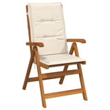 3-Piece Garden Dining Set Natural Solid Acacia Wood 3434590