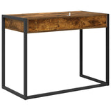 Desk Smoke Oak Engineered Wood 100 x 50 x 75 cm 886476