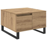 Coffee Table Artisan Oak 55 x 55 x 36.5 cm Engineered Wood 881664