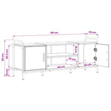 TV Cabinet 119 x 33 x 50 cm Old Wood 8013714