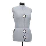 288486 Adjustable Dress Form Female Grey M Size 40-46