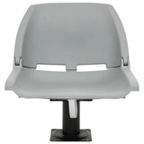 4 Piece Foldable Boat Seat Set No Pillow Grey 48x51x41 cm 3284275