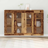 Wall Mounted Cabinet 2 pcs Old wood 69.5 x 34 x 90 cm 3334305