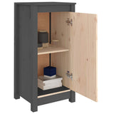 Sideboards 2 pcs Grey 39x35x80 cm Solid Wood Pine 813729