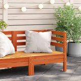 Garden Sofa Corner Wax Brown Solid Wood Pine 837981