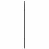 ZNTS Wall Mirror Black 100x45 cm Oval 348208