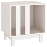 Dog House White 50x40x52 cm Solid Wood Pine 822472