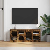TV Cabinet Smoked Oak 100 x 35 x 40 cm Engineered Wood 891269