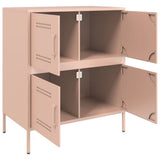 Sideboard Pink 68x39x79 cm Steel 842953