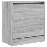 Shoe Cabinet Grey Sonoma 60x34x63.5 cm Engineered Wood 839943
