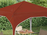 Pop-up Party Tent 194 x 194 x 245 cm Terracotta 42019820