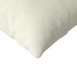 Sofa Pillows 2 pcs Cream 145 x 40 cm Corduroy Fabric 42013851