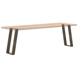 Console Table Legs U-Shaped 2 pcs Natural Steel 38x cm Steel 4012783