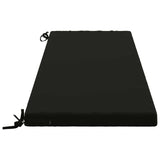 2-Piece Bench Cushions SOEST 2 pcs 100% Polyester Black 949401
