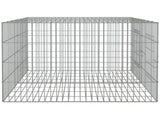 2-Panel Rabbit Cage 110x79x54 cm Galvanised Iron 171568
