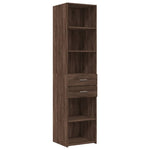 Slim Storage Cabinet Brown Oak 45x42.5x225 cm Engineered Wood 3281300