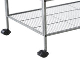 Large Bird Cage Parrot Cage with Divider, Slide Tray for Finch Canaries Parakeets Cockatiels, 95 x T3398P349805