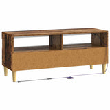 LED TV Cabinet Old Wood Engineered Wood 896773