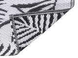 Outdoor Carpet ARAKIL White and Black 190x290 cm PP 310427