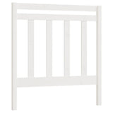 Bed Headboard White 106x4x100 cm Solid Wood Pine 817776