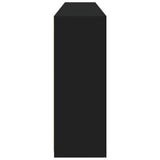 Sideboard with LED Lights Black 202x37x100 cm 3209185