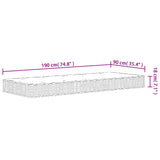 Bonnell Spring Mattress Medium 90x190 cm Single Size 372984