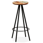 Bar Set 3 Pieces Solid Reclaimed Wood 275140